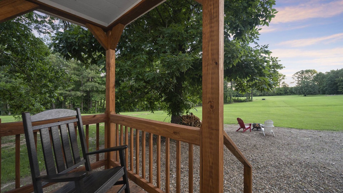 Golden House | Tiny House on 27 acres in Broken Bow!