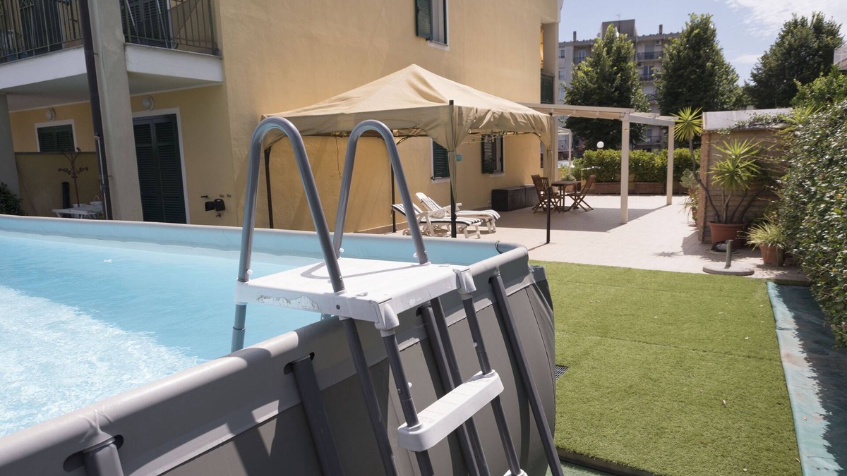 Albenga Apartment | Tiziana House with large patio, private pool and reserved parking.