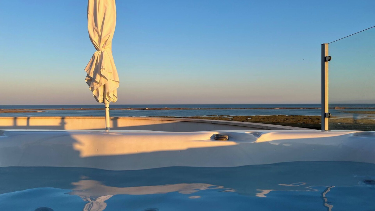 Olhao Apartment | Top Apt With Roof Terrace, Stunning 180º Atlantic Ocean and Ria Formosa View!
