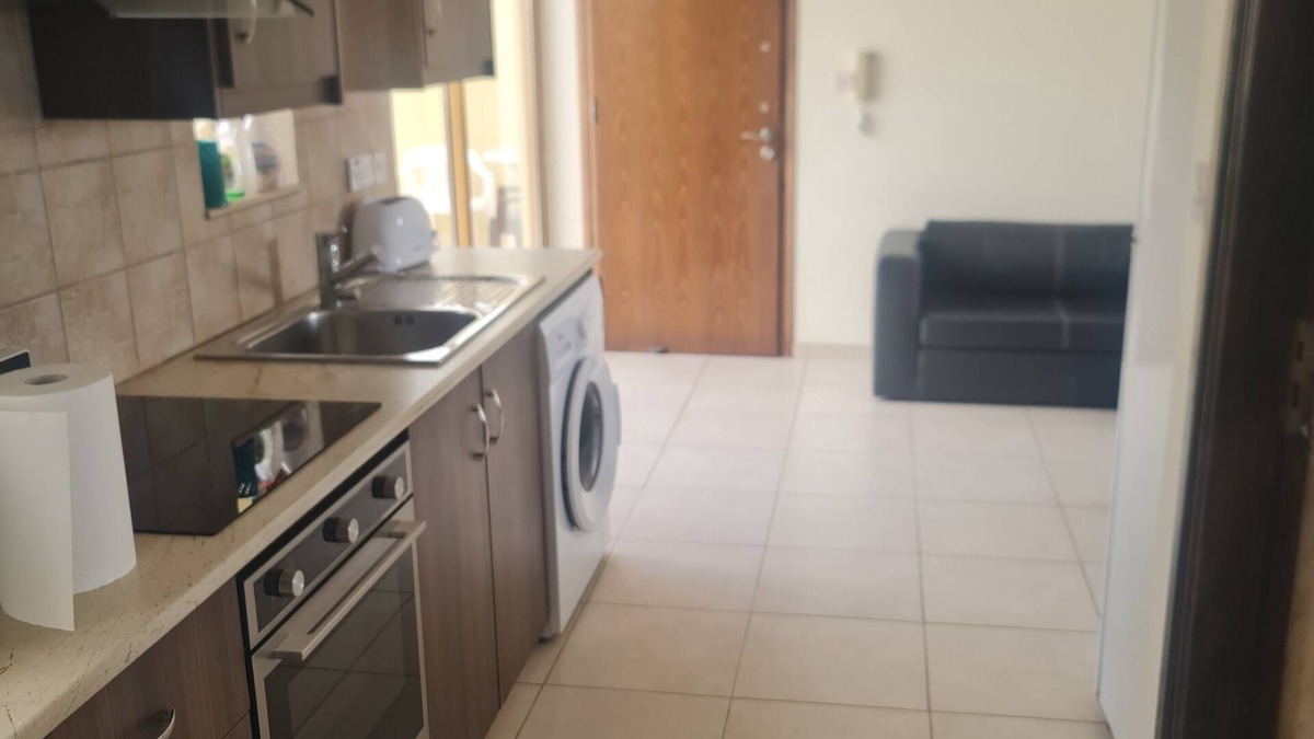 Dromolaxia Apartment | Top floor 1 bedroom apartment with a big terrace