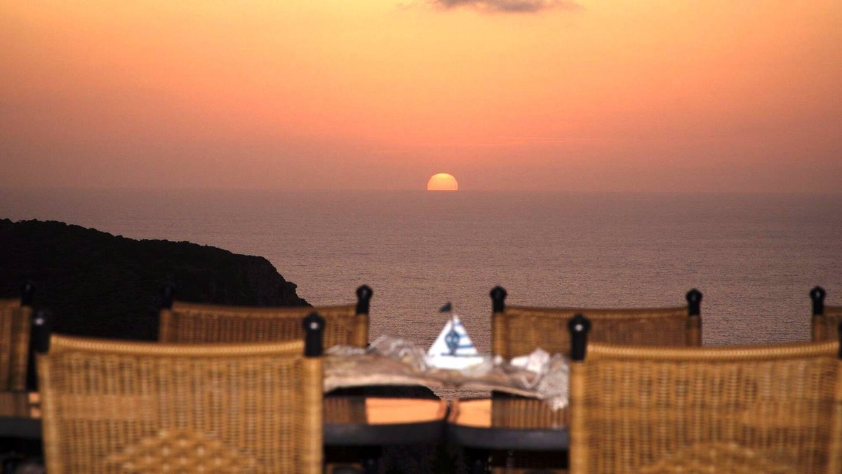 Paliki Apartment | Top floor luxury apartment for 4 above Petani Beach Kefalonia