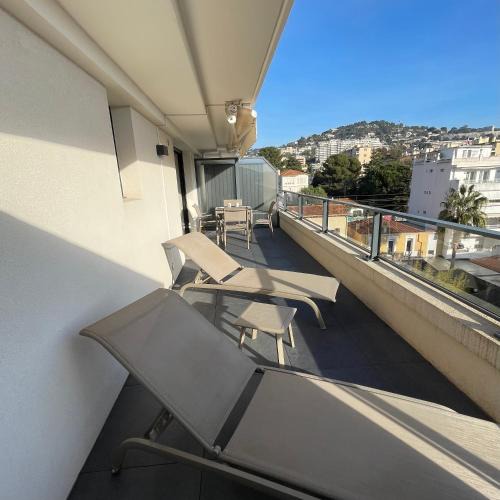 Pointe Croisette Apartment | Top Floor Secret Garden, Cannes