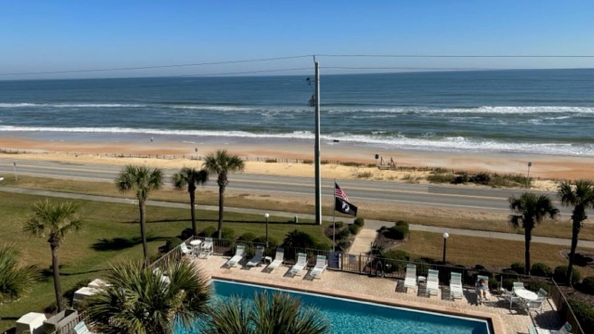 Ormond Beach Condo | TOP FLOOR Spectacular Ocean and Pool View Condo