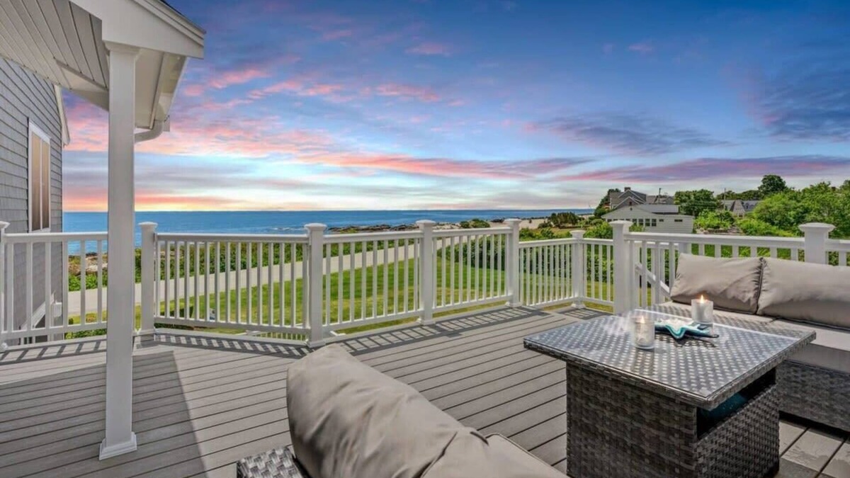 Rye Apartment | Top Level Unit | Ocean Views | "The Sunrise Deck"