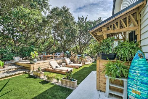 Topsail Beach Villa | Topsail Beach Villa Outdoor Oasis with Hot Tub