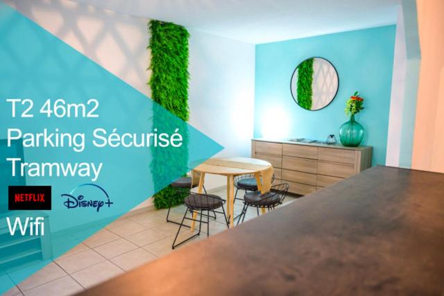 Fontaine-Bayonne-Cartoucherie Apartment | TOULOUSE premium appartement Parking Tramway Wifi Charmant
