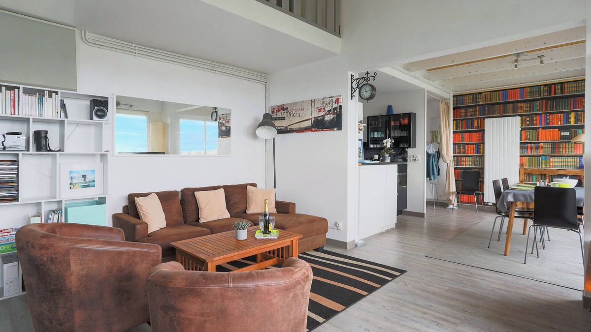 Binic Apartment | Tourellic duplex * vue mer, 2 chambres, 5 pers.