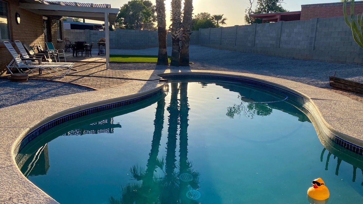 Casas Adobes House | Tranquil Desert Oasis - beautiful private pool and putting green w/a great view!