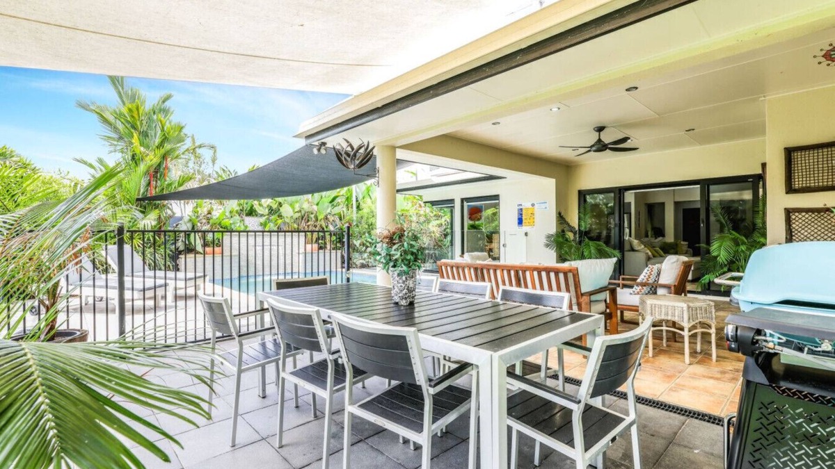 Palm Cove Villa | Tranquil Palm Cove Retreat with Heated Pool, Lush Gardens & Steps to the Beach