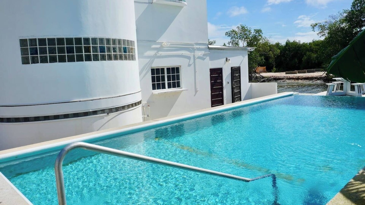 Belize City Apartment | Tranquil SeaView Studio w Pool & Deck near Airport