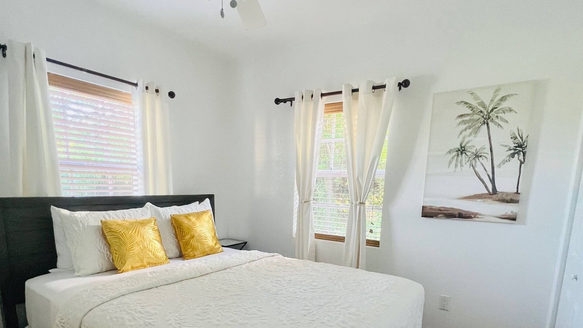 Northwest Point House | Tranquil West Bay Retreat Charming Private Oasis Beaches 10 Minutes Out Sleeps 4