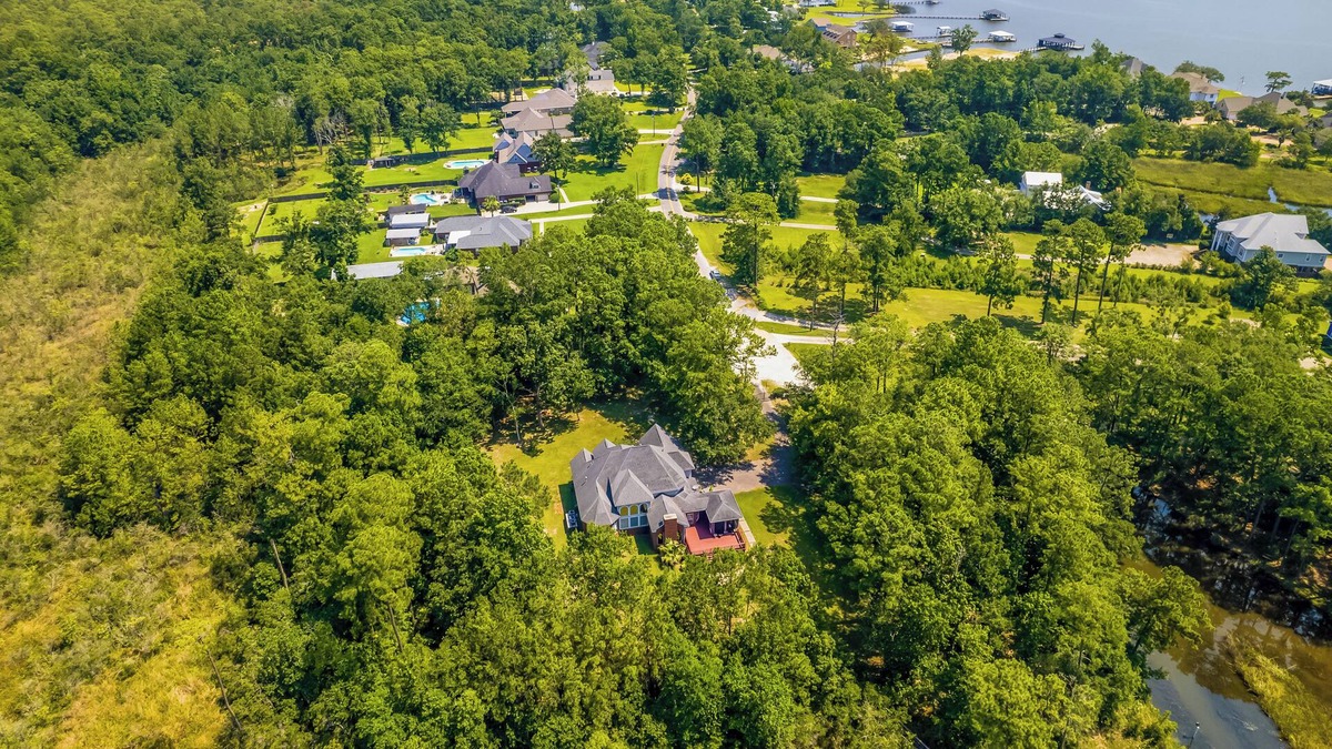 Theodore House | Tree-Lined Theodore Home w/ Private Fishing Pier!