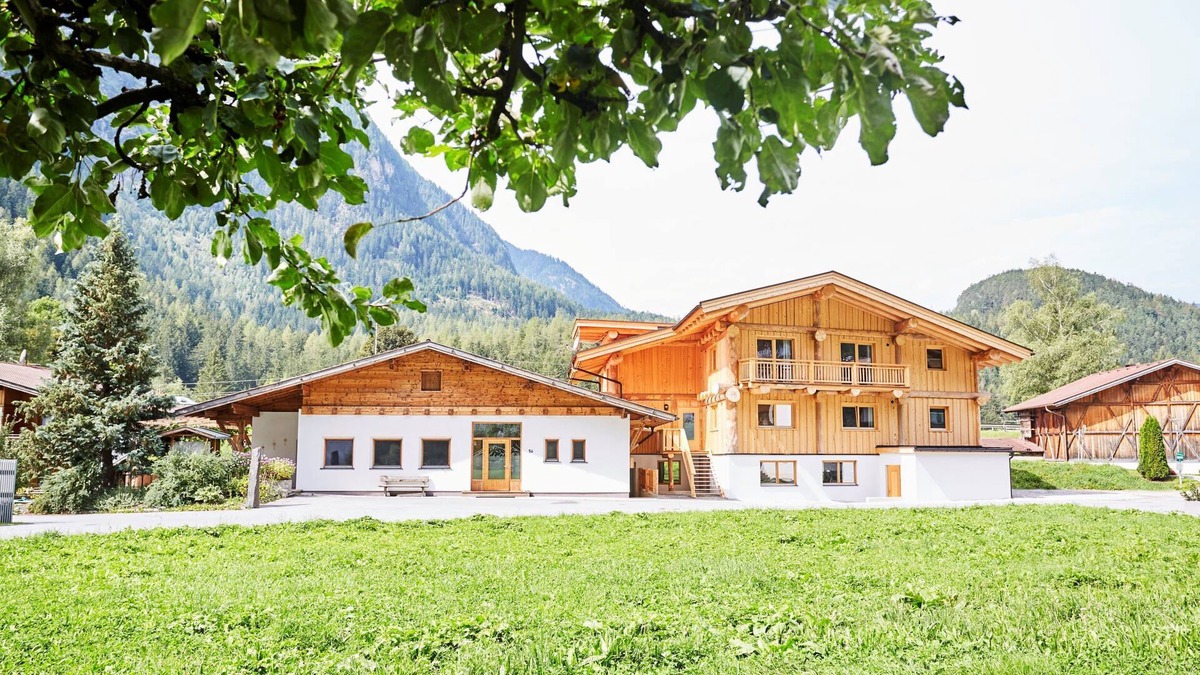 Oetz Cabin | Tree trunk house with very large living and leisure area on approx. 240m2 living space!