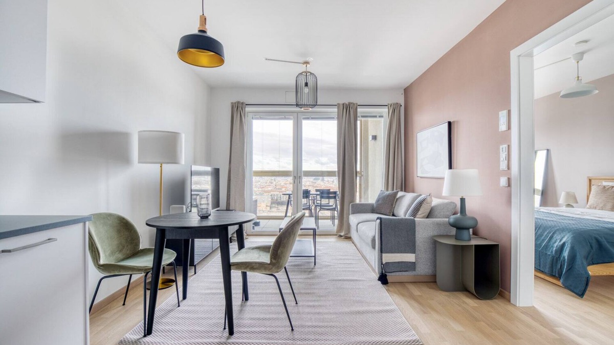 Erdberg Apartment | Trendy Helio Tower 1BR w/Gym & Lounge, nr metro U3, by Blueground
