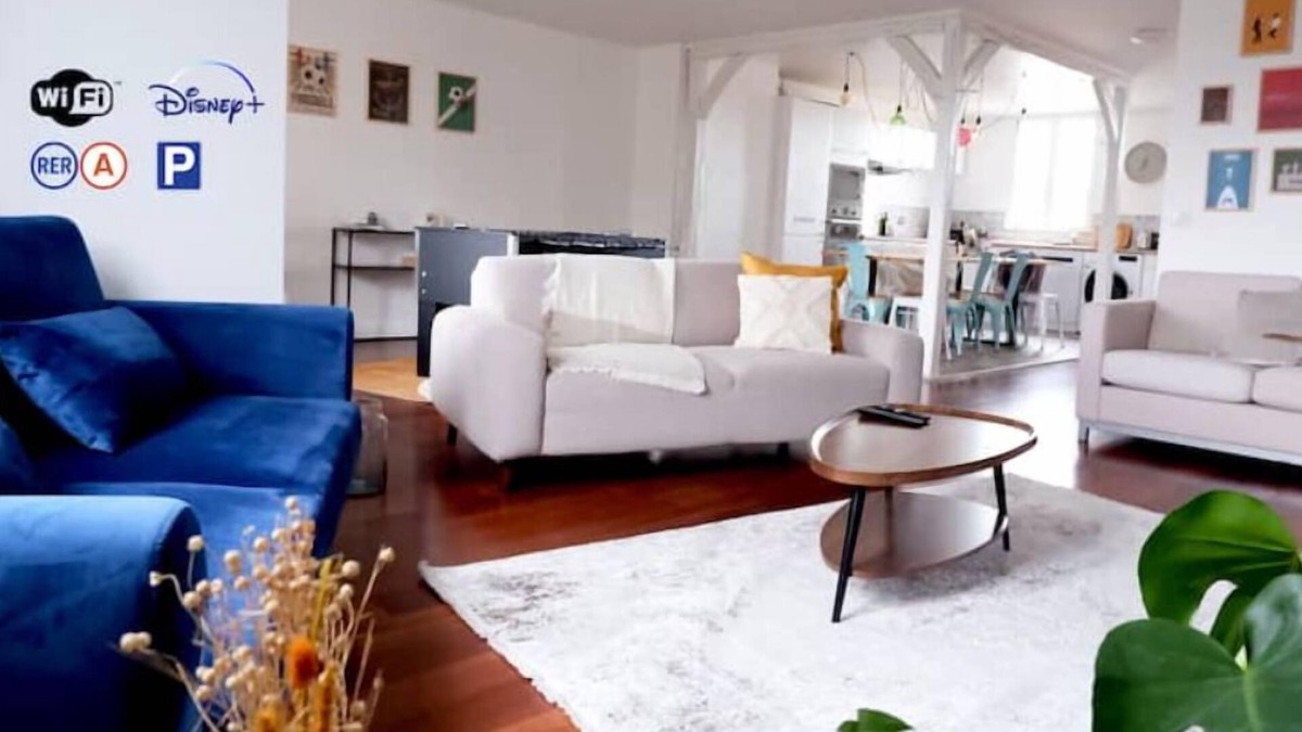 Lognes Apartment | Triplex Cosy à 3 min du RER A et 15 min de Disney