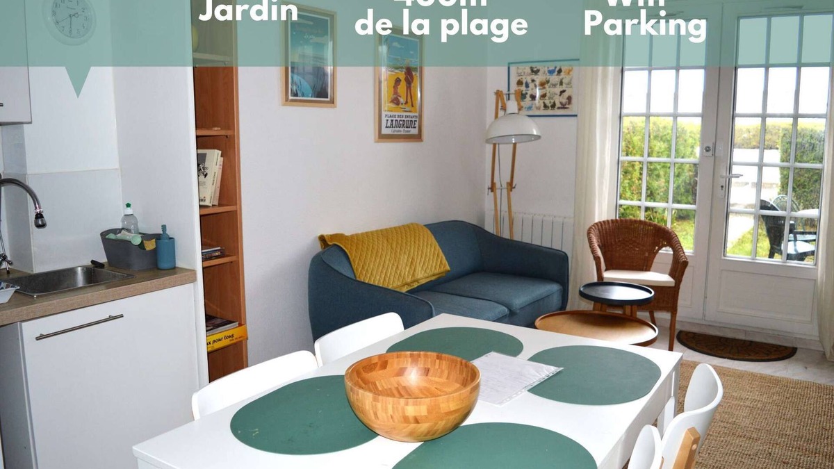 Courseulles-sur-Mer House | Triplex with garden - wifi - 400m from the beach