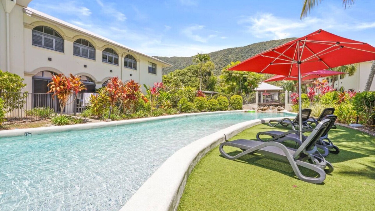 Palm Cove Condo | Tropical Escape at Mango Lagoon Resort – Spacious 2-Bedroom Apartment with Pools, Palm Cove Charm, and Easy Esplanade Access