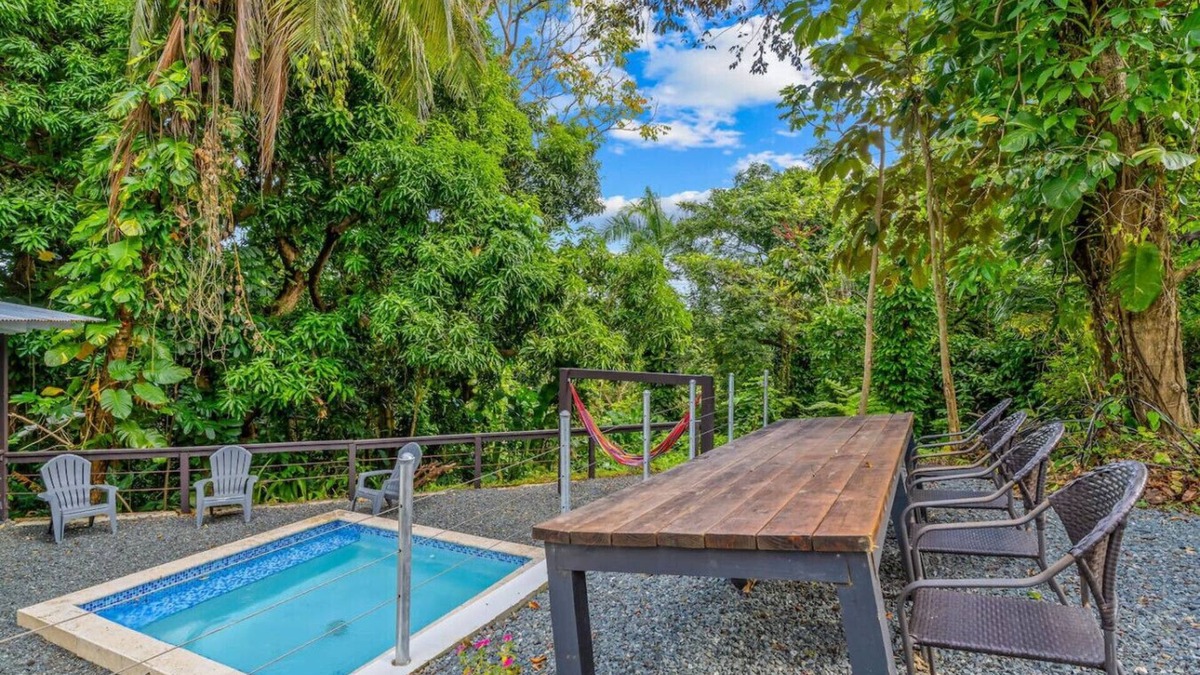 Jimenez House | Tropical Paradise with Private Pool & Forest Views