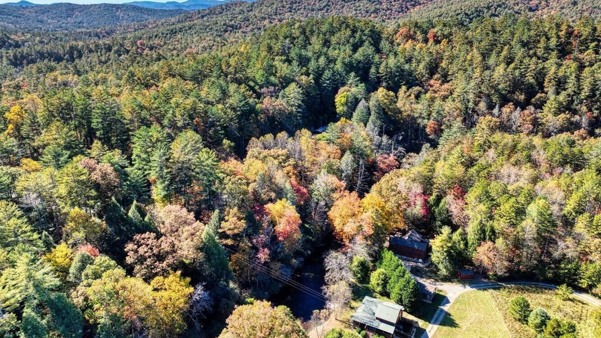 Suches Cabin | Troutmendous on the River - 3 BR, Hot Tub, Charcoal Grill, Screened Porch!