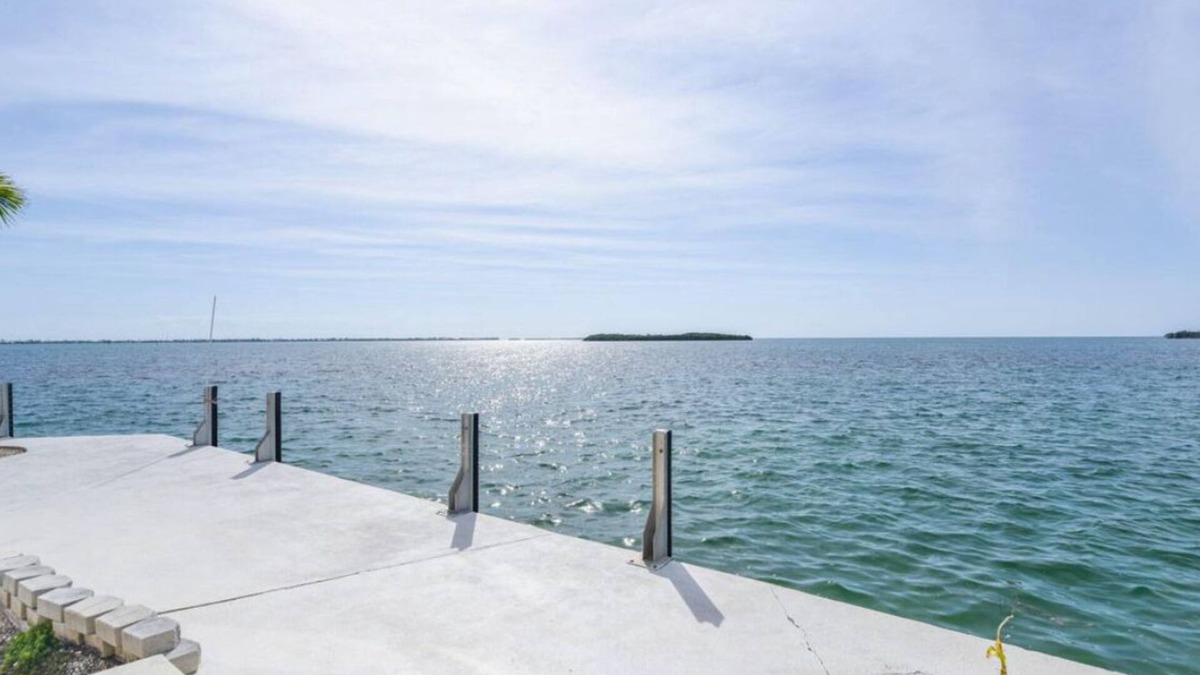 Cudjoe Key Cottage | Truly sitting right on the ocean. Ocean's Edge has forever ocean views.
