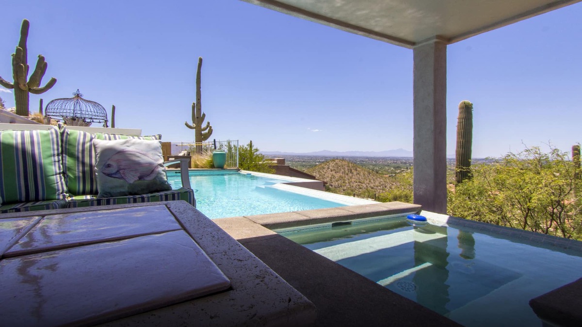 Rockcliff House | Tucson Hilltop Estate: Sleeps 9, Heated Pool & Spa, Game Room, Cantina, Gas BBQ