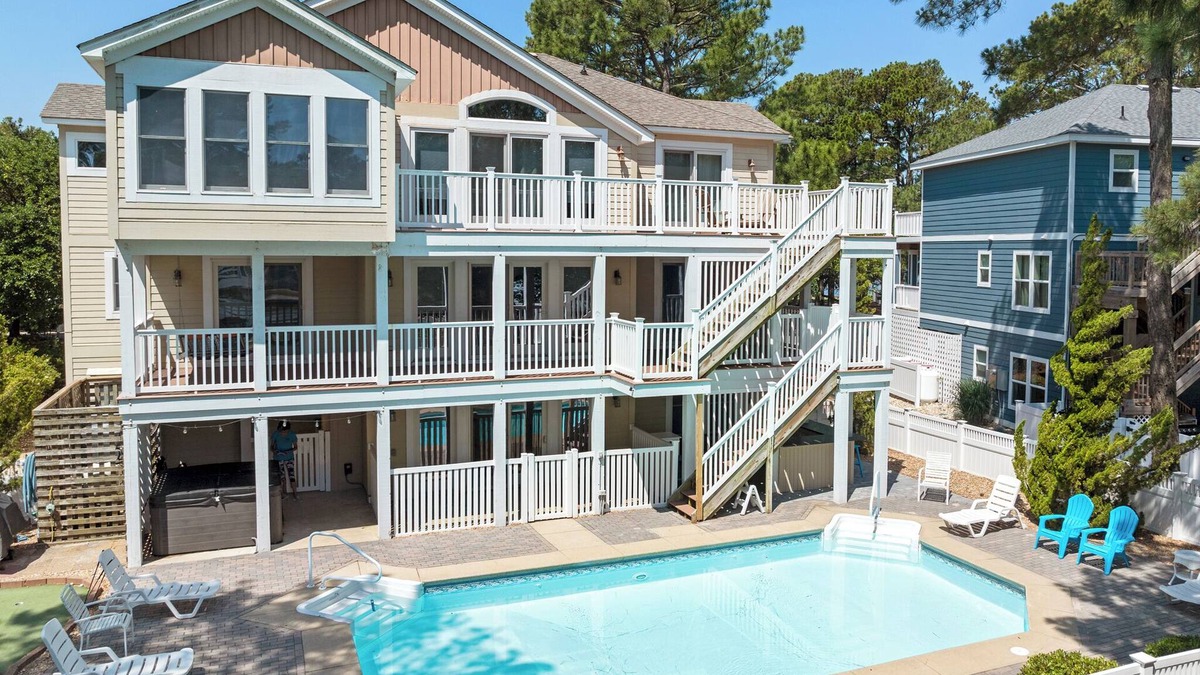 Corolla Light House | Turtles Nest: Private Pool, Spa, Corolla Light