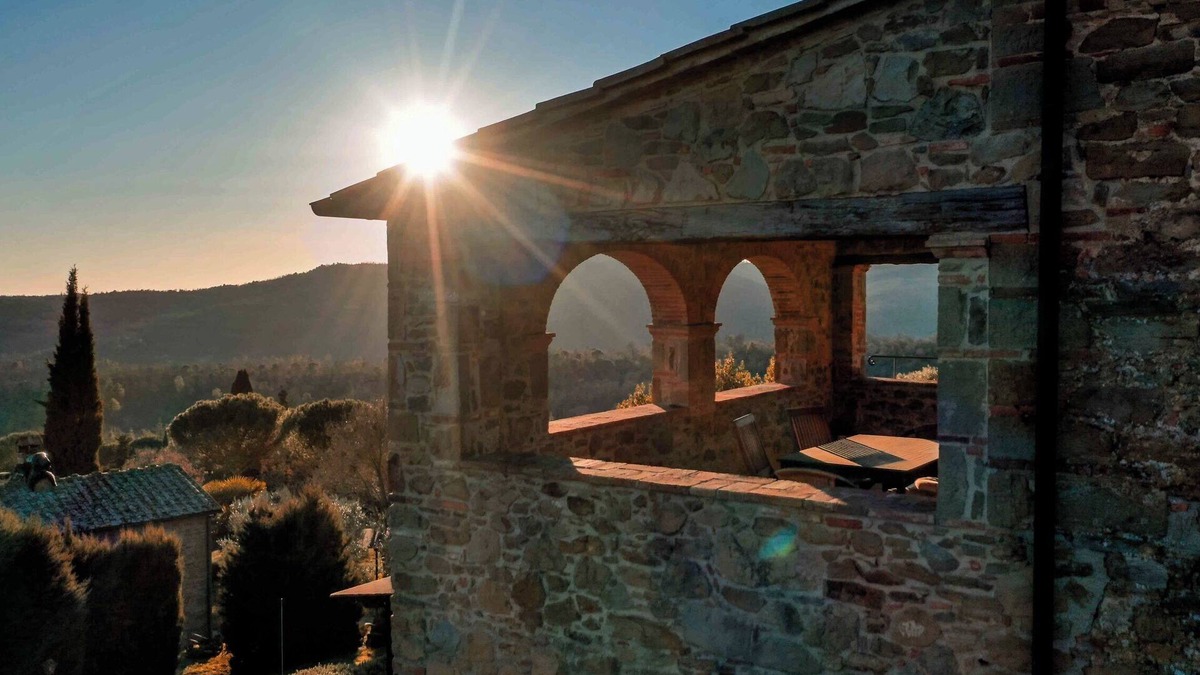 Torre A Castello Condo | Tuscany apartment with panoramic view terrace - Podere Argena