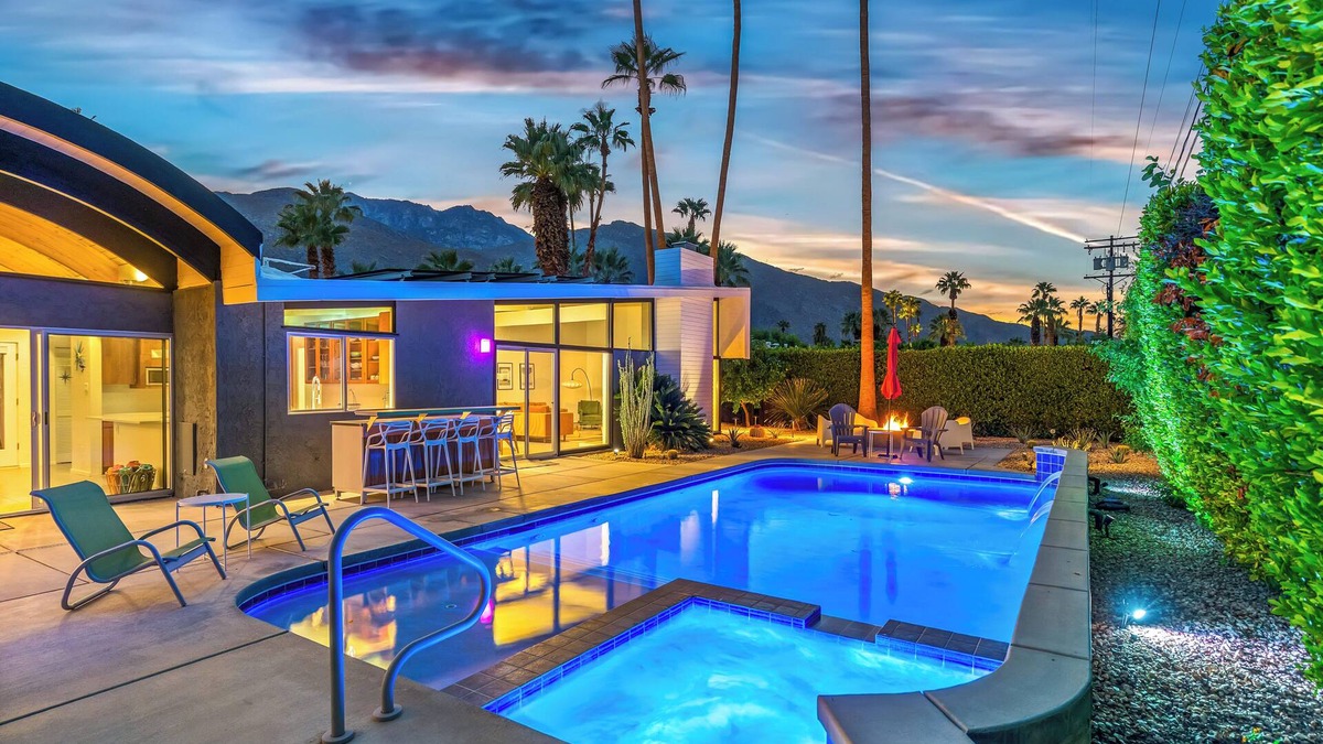 Twin Palms House | Twin Palms Midcentury - Luxury Desert Escape: Stunning Views & Resort-Style Amenities