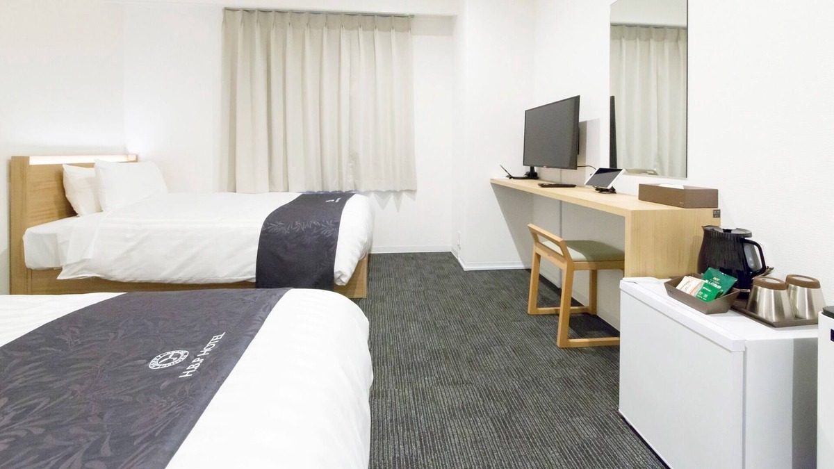 Suminoe House | Twin room plan with Japanese breakfast / Osaka Ōsaka