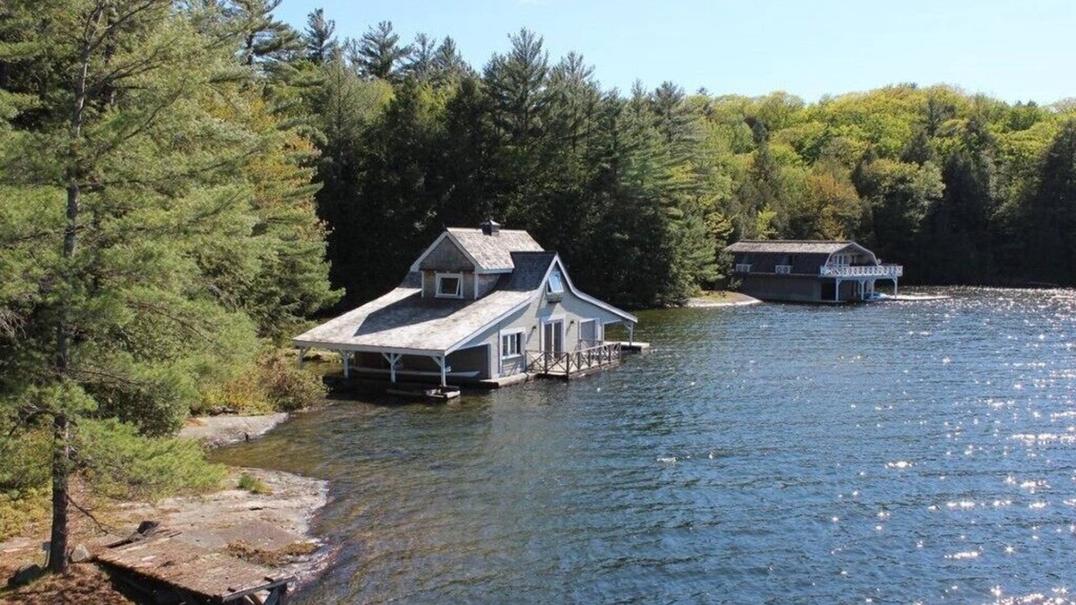 Seguin Cottage | Two bedroom + 1 bedroom Boathouses on beautiful north Lake Joseph
