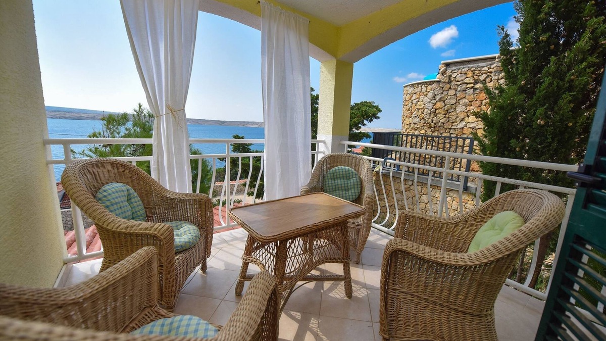 Vidalici Apartment | Two bedroom apartment with terrace and sea view Vidalići, Pag (A-9393-a)