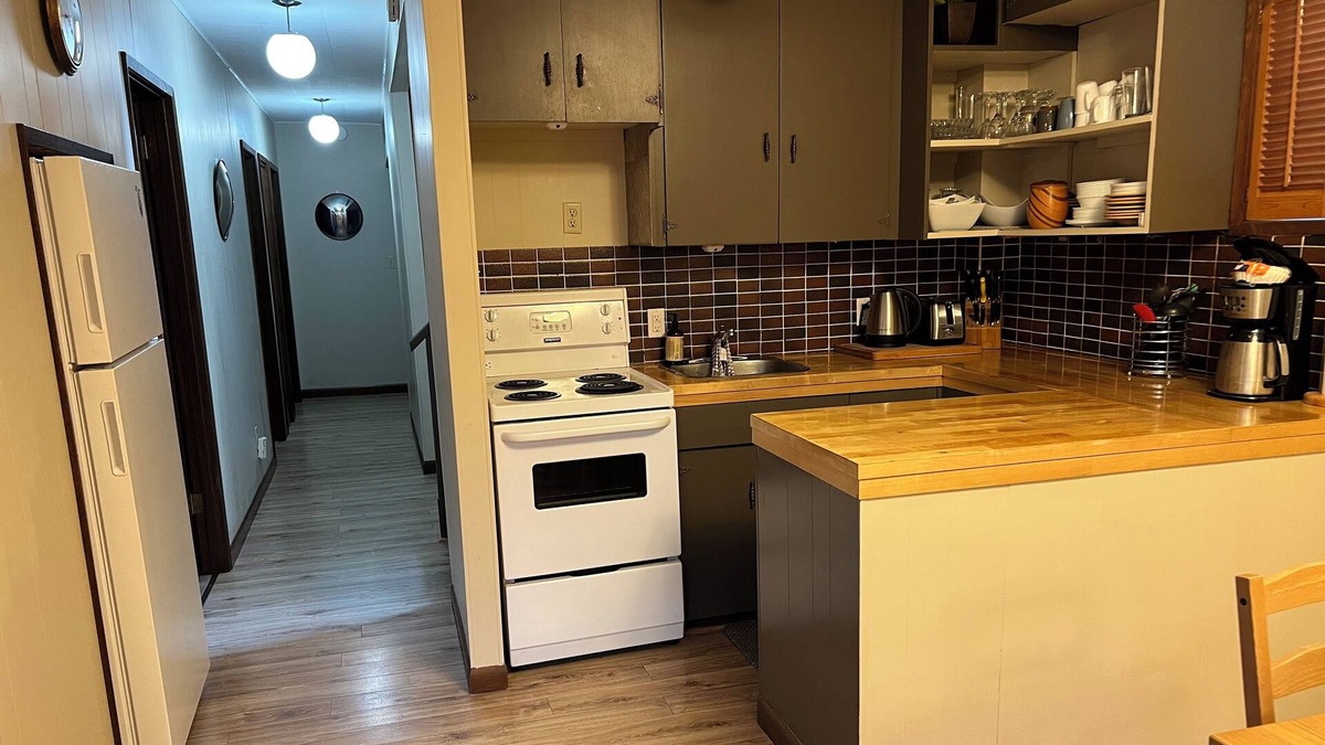 Kenora Apartment | Two bedroom apartment walking distance from two boat launches.