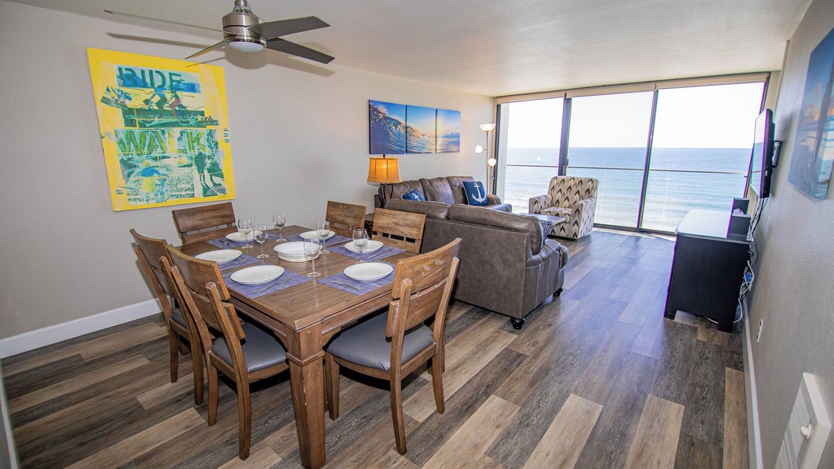 North Pacific Beach Condo | TWO BEDROOM CONDO #1003 FULL BEACH AND OCEAN VIEW