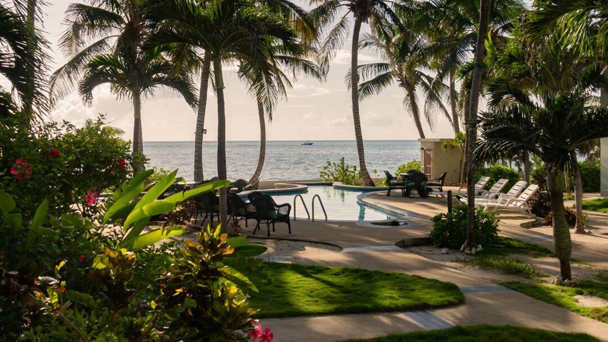 San Pedro Condo | Two Bedroom Ground Floor Ocean View Condo - Gold Standard Approved