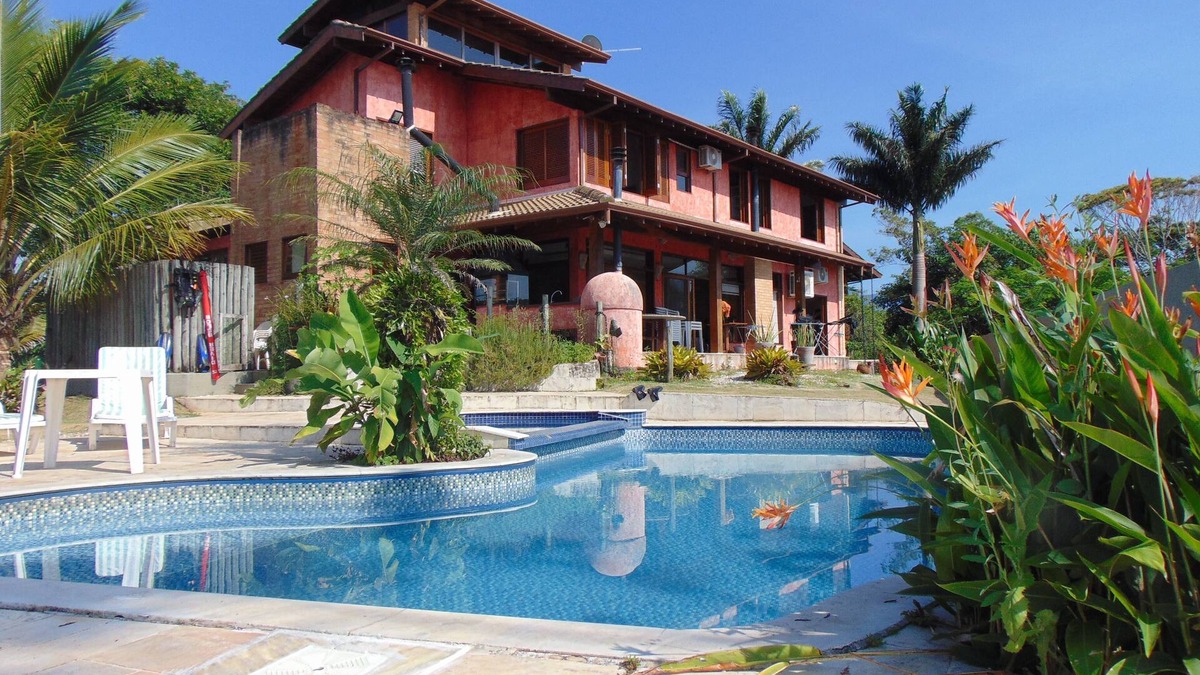 Tenorio House | Ubatuba Tenório Beach. Sea view. Excellent Family Res with Pool