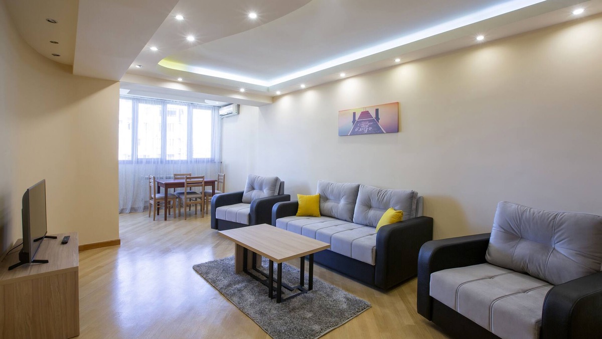 Kentron Apartment | Umba Apartment N4 - balcony and Mount Ararat view