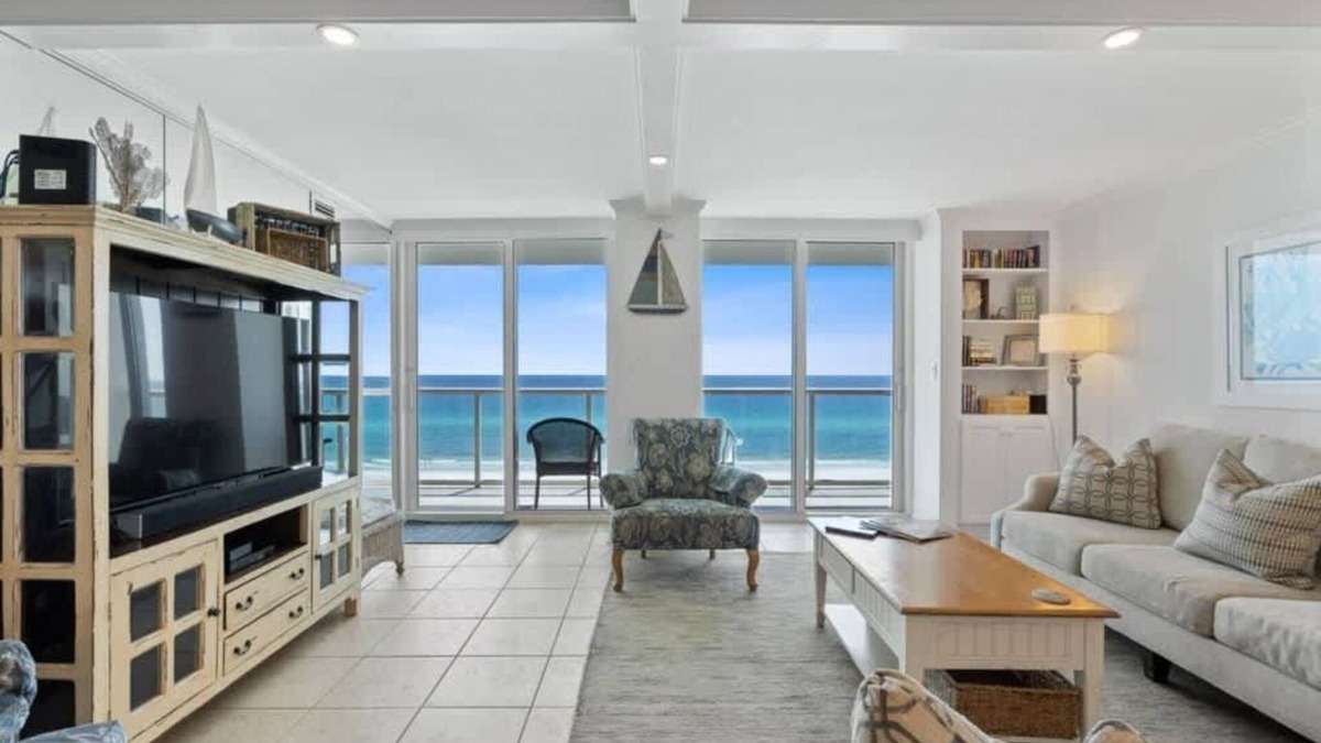 Villa Sabine Condo | Unbeatable Views – 2BR Gulf View w/Pool, Grills & Boat Launch