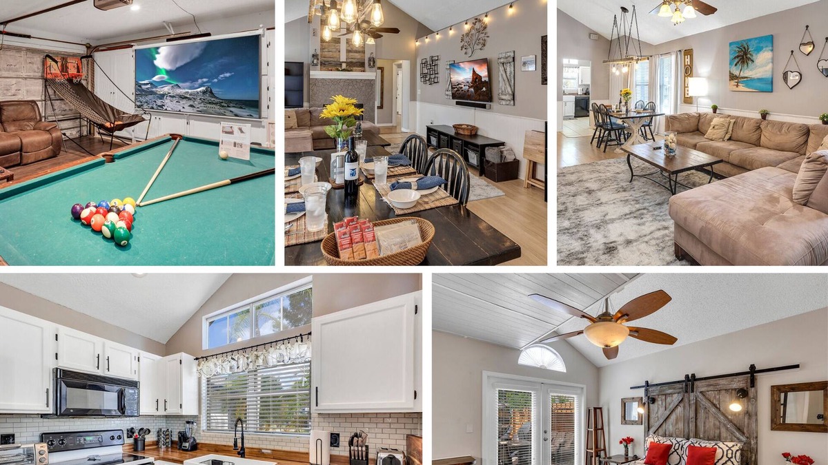 Oviedo House | 🧡 Unique 6/3, Pool, Pergola, 🎥 Movie/Game Room, UCF, Disney, Beaches, 5⭐!