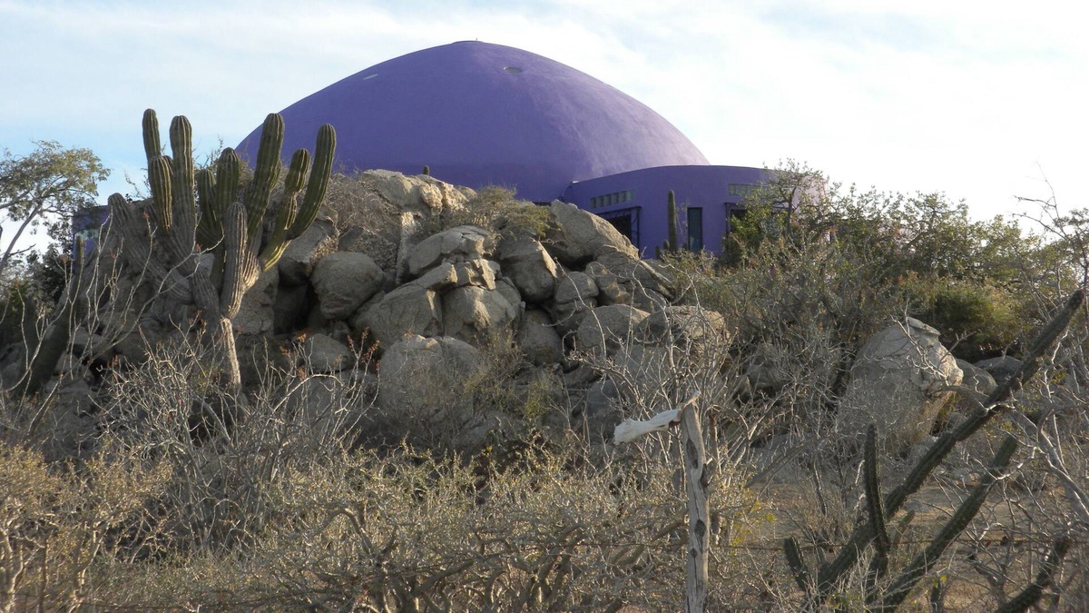 Los Zacatitos House | Unique Artist Dome Between Mountains Sea And Desert