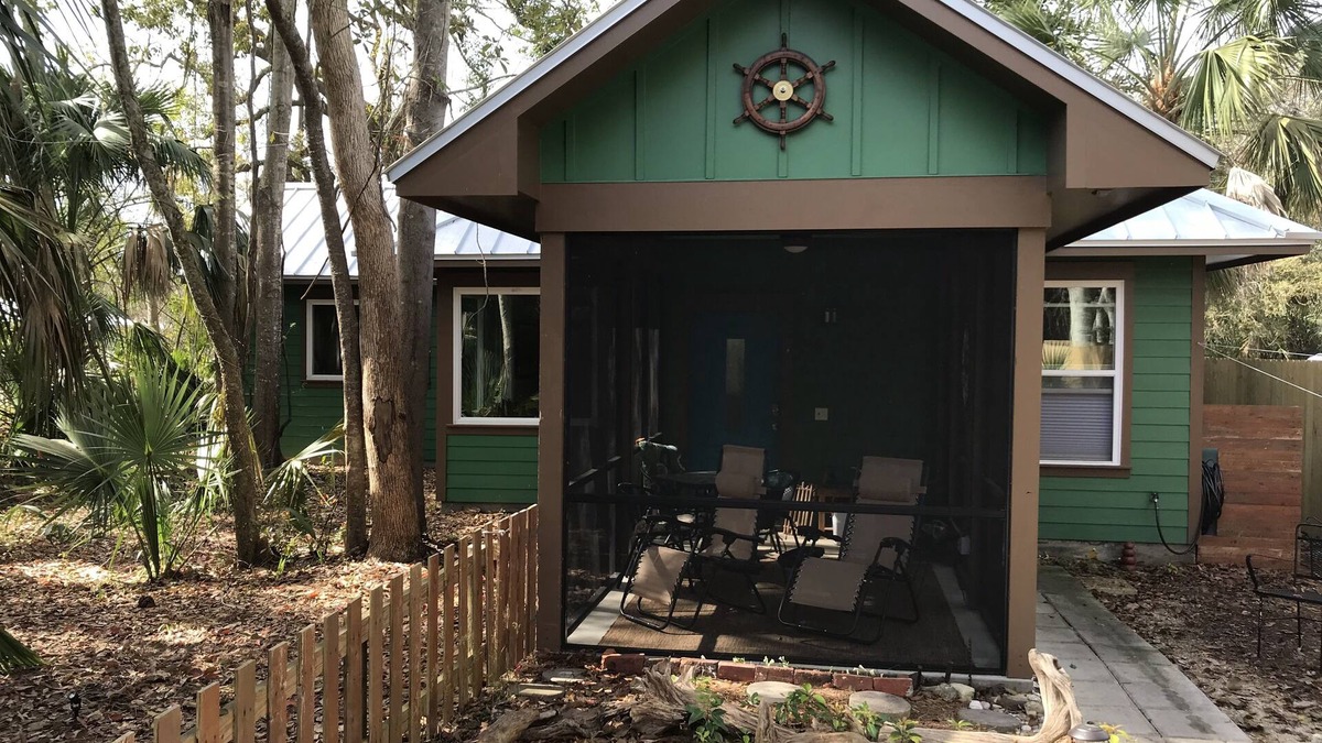 Historic Downtown Apalachicola House | Unique House in wooded lot. This is a WOW! Nothing like it!