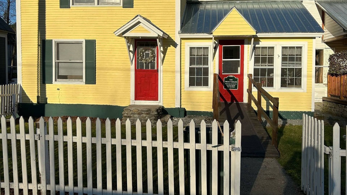 Montgomery Center House | Unit #3 on the Trout River **Pet Friendly**