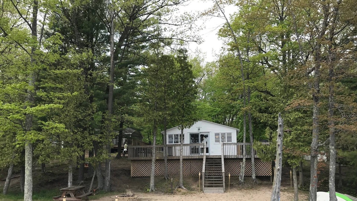Traverse City Cabin | Up North, Comfortable Cabin steps from Bass Lake and Minutes from Traverse City!