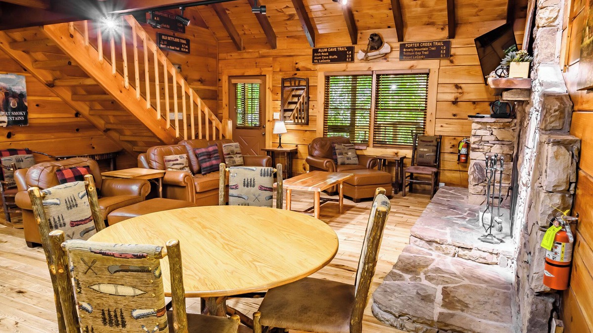Rocky Grove Cabin | Up The Creek: Beautiful Cabin with Amazing Views and Outside Areas