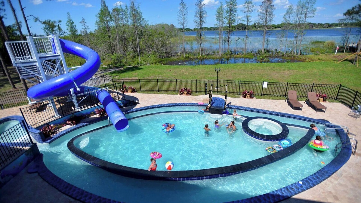 Clermont House | Up to 45 People Can Stay At This Lakefront GAME-FILLED Mansion on 10 Gated Acres