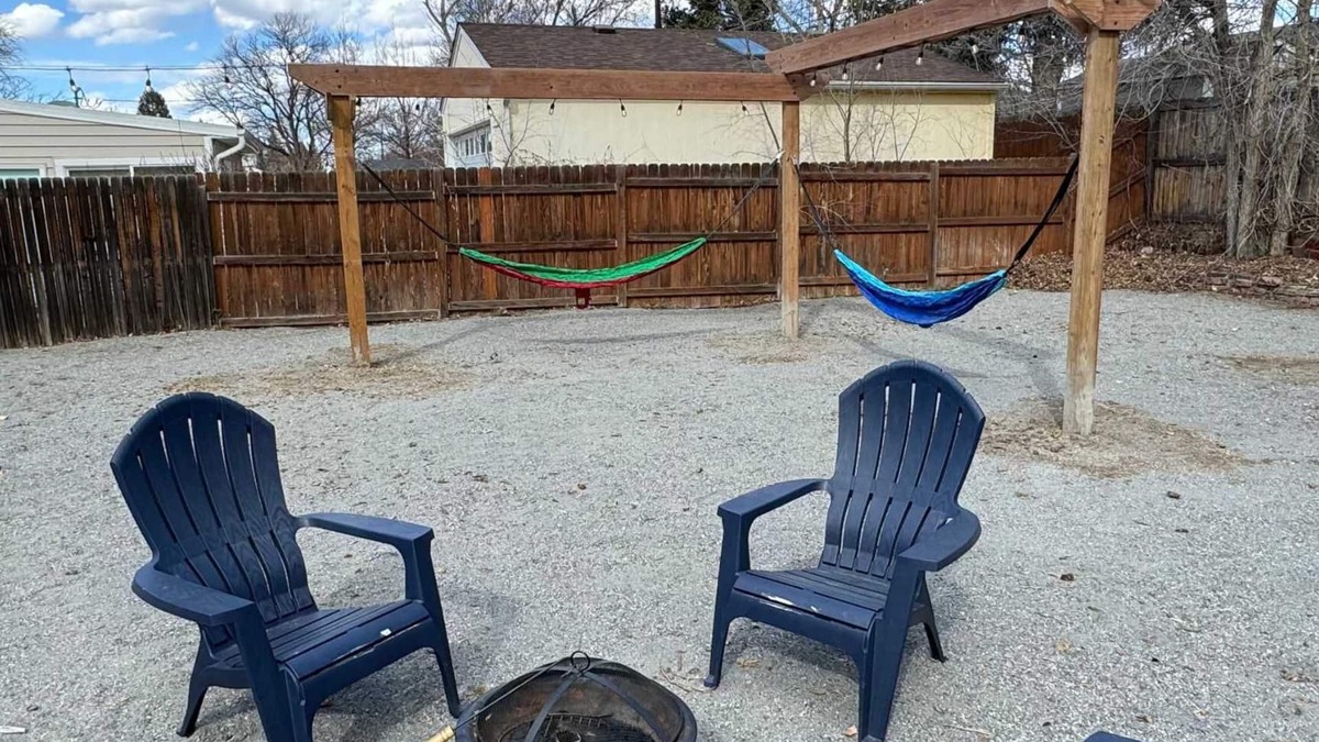 Virginia Village House | Updated 5-Bed Home w/Basement, Hammocks & Fire Pit Near I-25 and all things fun