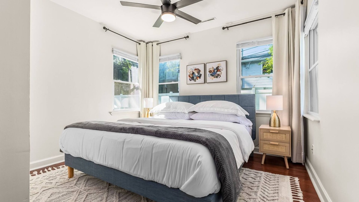 Plymouth House | Updated and Stylish 2BR Home with King Bed <1 mile to Downtown Plymouth!