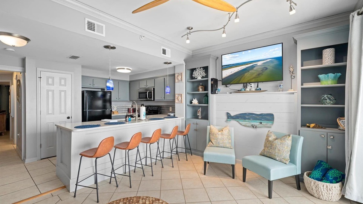 Dauphin Island Condo | Updated Beachfront Condo~Turtles Nest, East