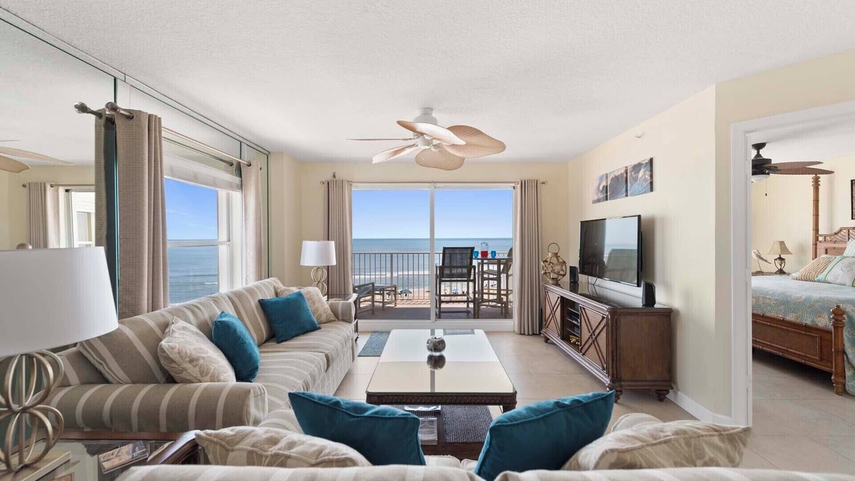 Seawinds Condo Condo | Updated direct oceanfront corner with private balcony, beachfront pool and garage