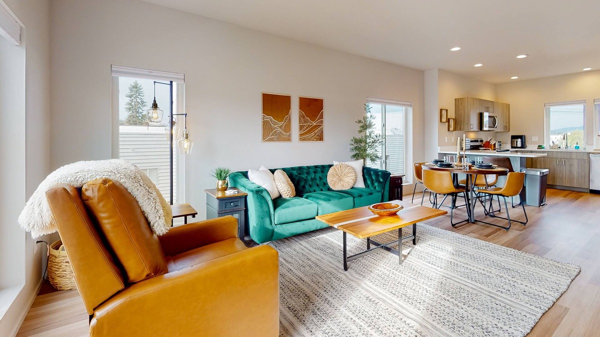 Anacortes House | Updated dog-friendly downtown home with balcony, W/D, partial AC, streaming