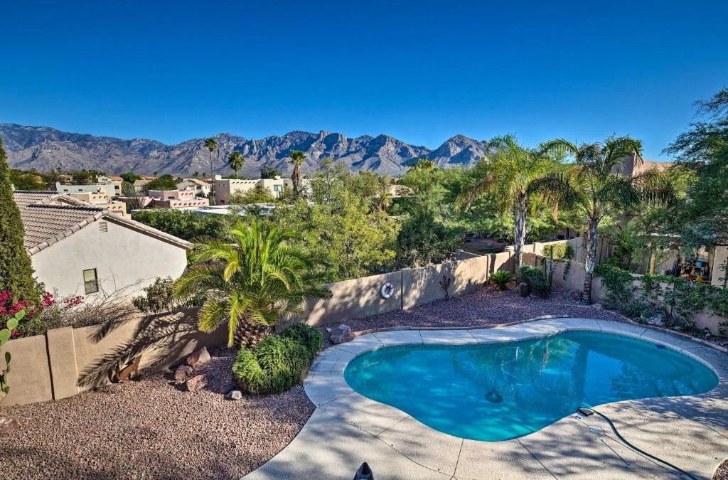 Copper Creek House | Updated Tucson Oasis with Pool and Mountain Views